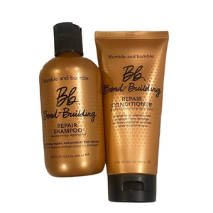 Bumble and bumle Gold Bond-Building Repair shampoo + conditioner duo
